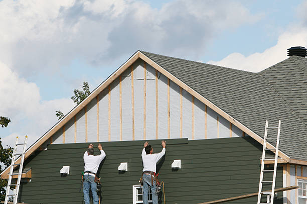 Professional Siding Contractor technician working in Land O'Lakes, FL